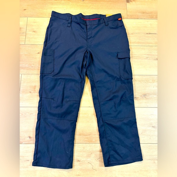 Men’s Bulwark Pants NWT Waste 34‎ Navy Blue - Picture 1 of 5